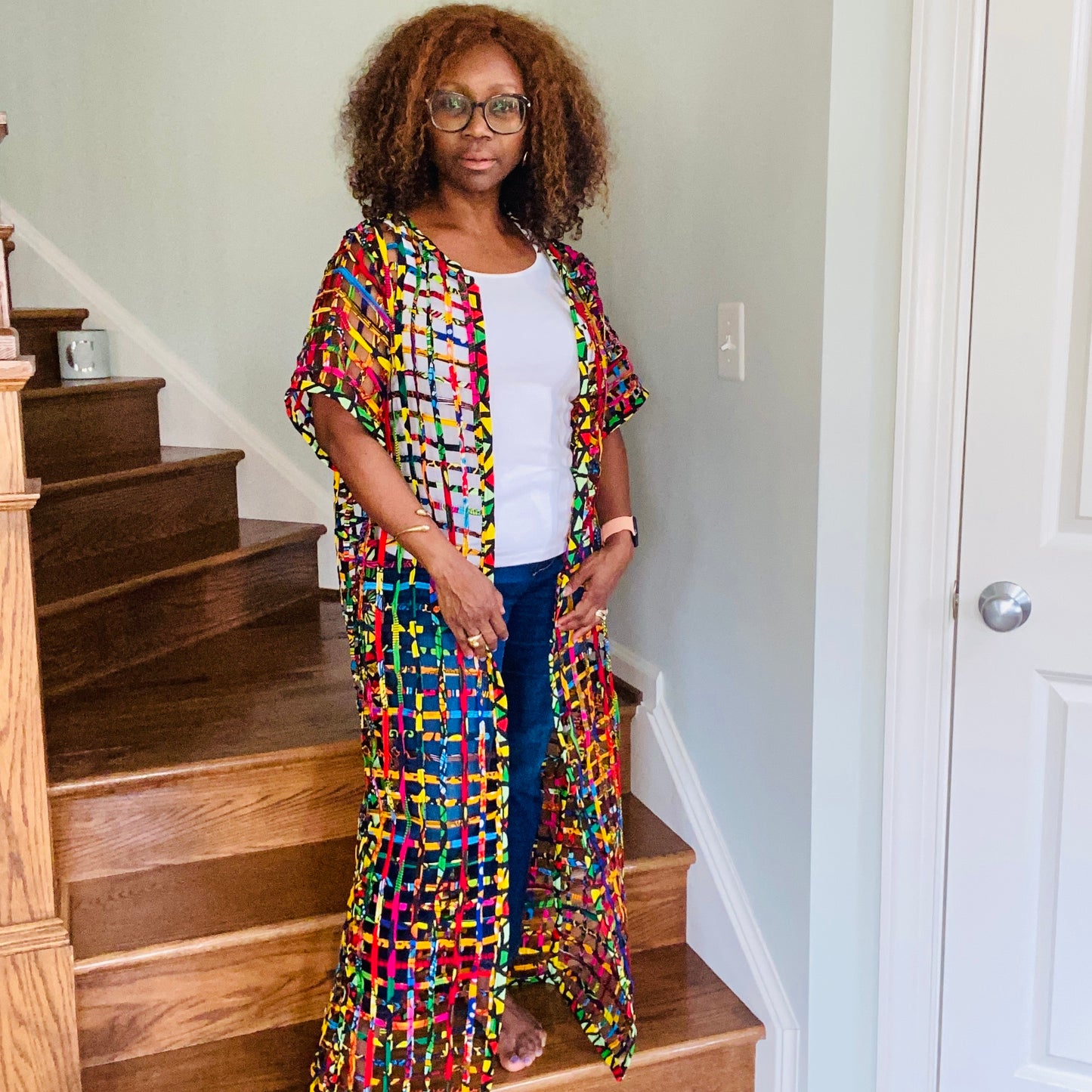 Patchwork Mesh Jacket