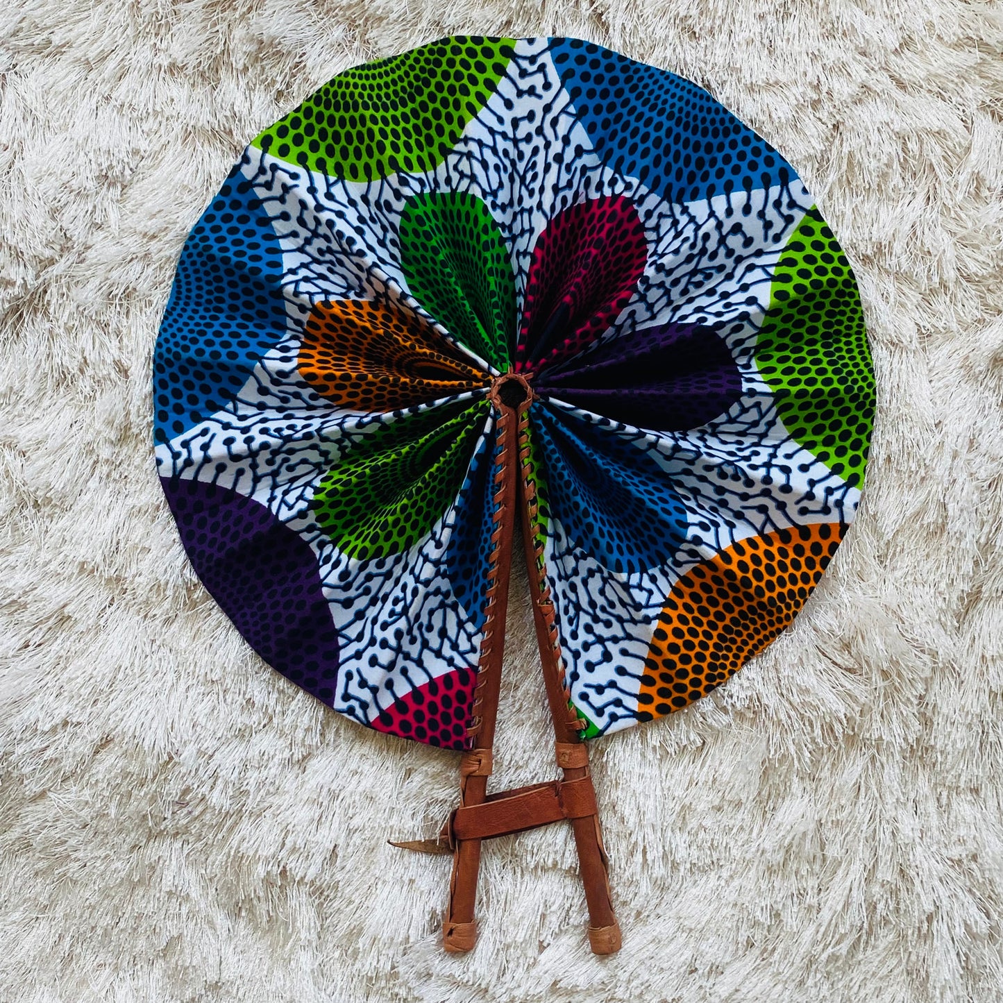 Ankara Fans - Foldable