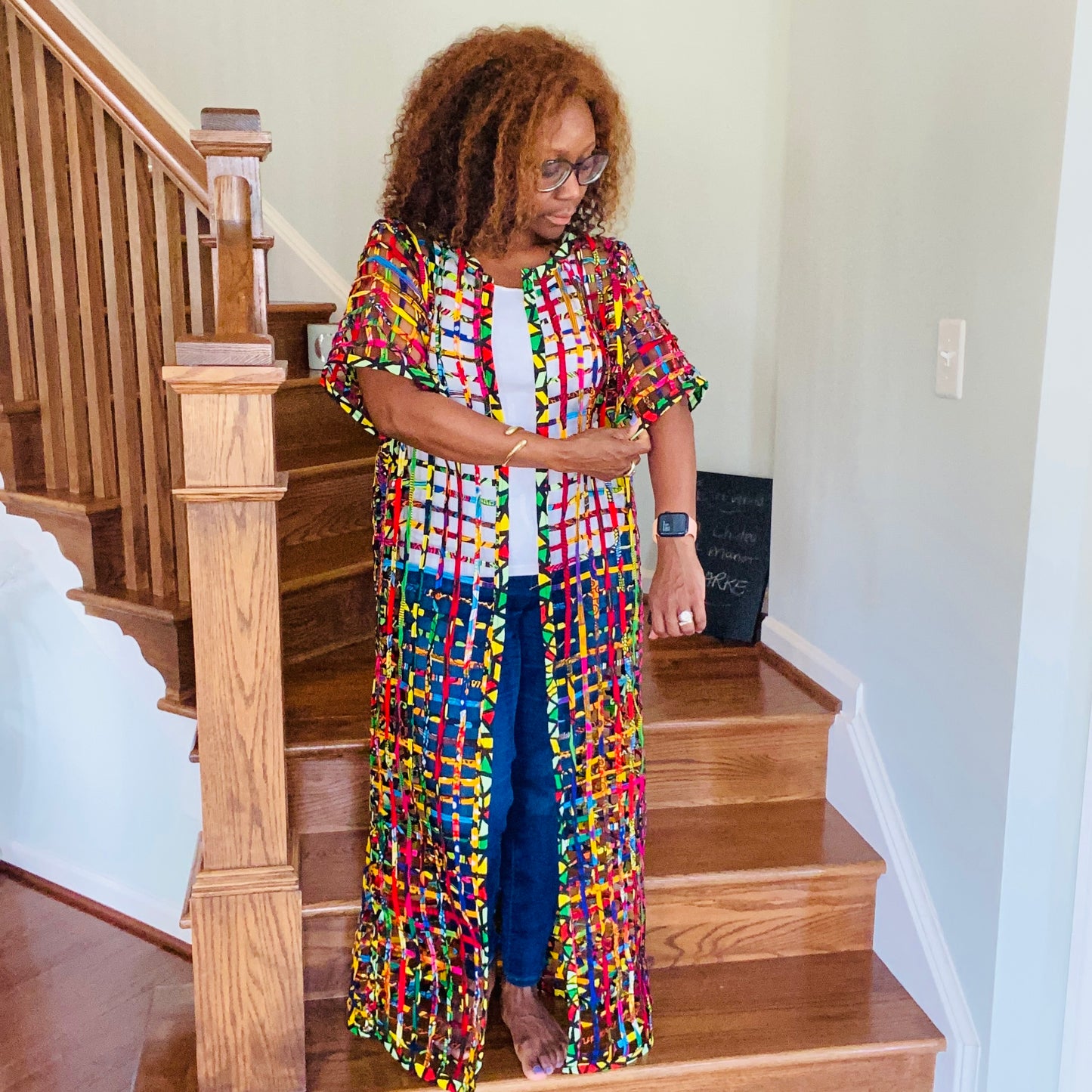 Patchwork Mesh Jacket