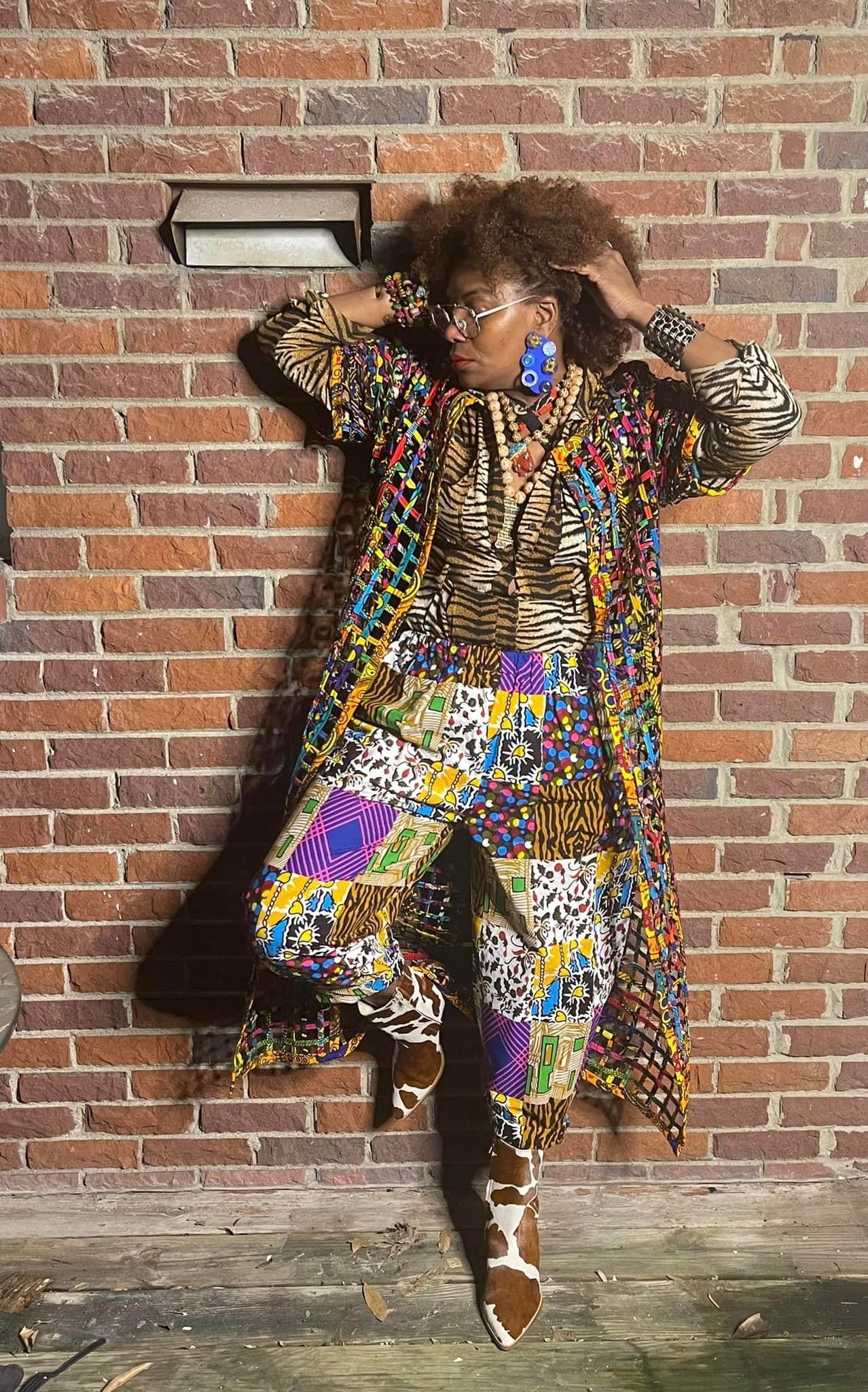 Patchwork Mesh Jacket