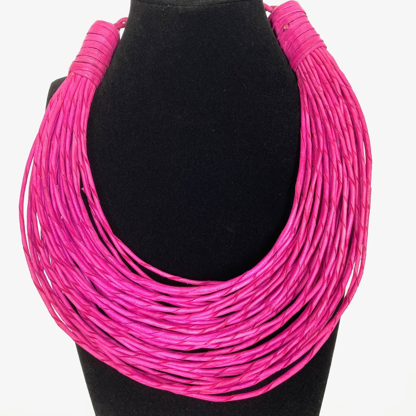 Raffia Necklaces