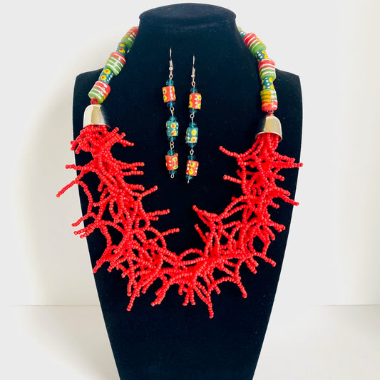 Electra Necklace w/ earrings