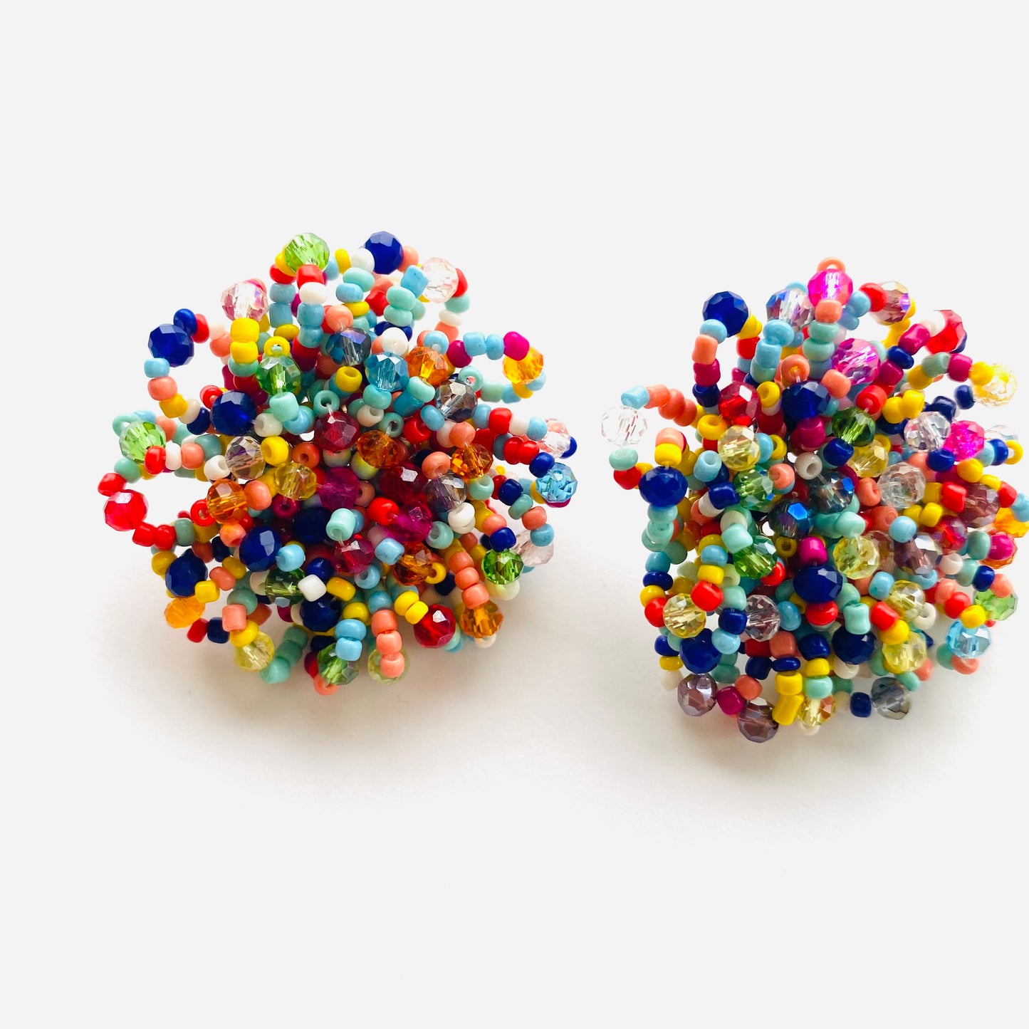 Oversized Beaded Studs