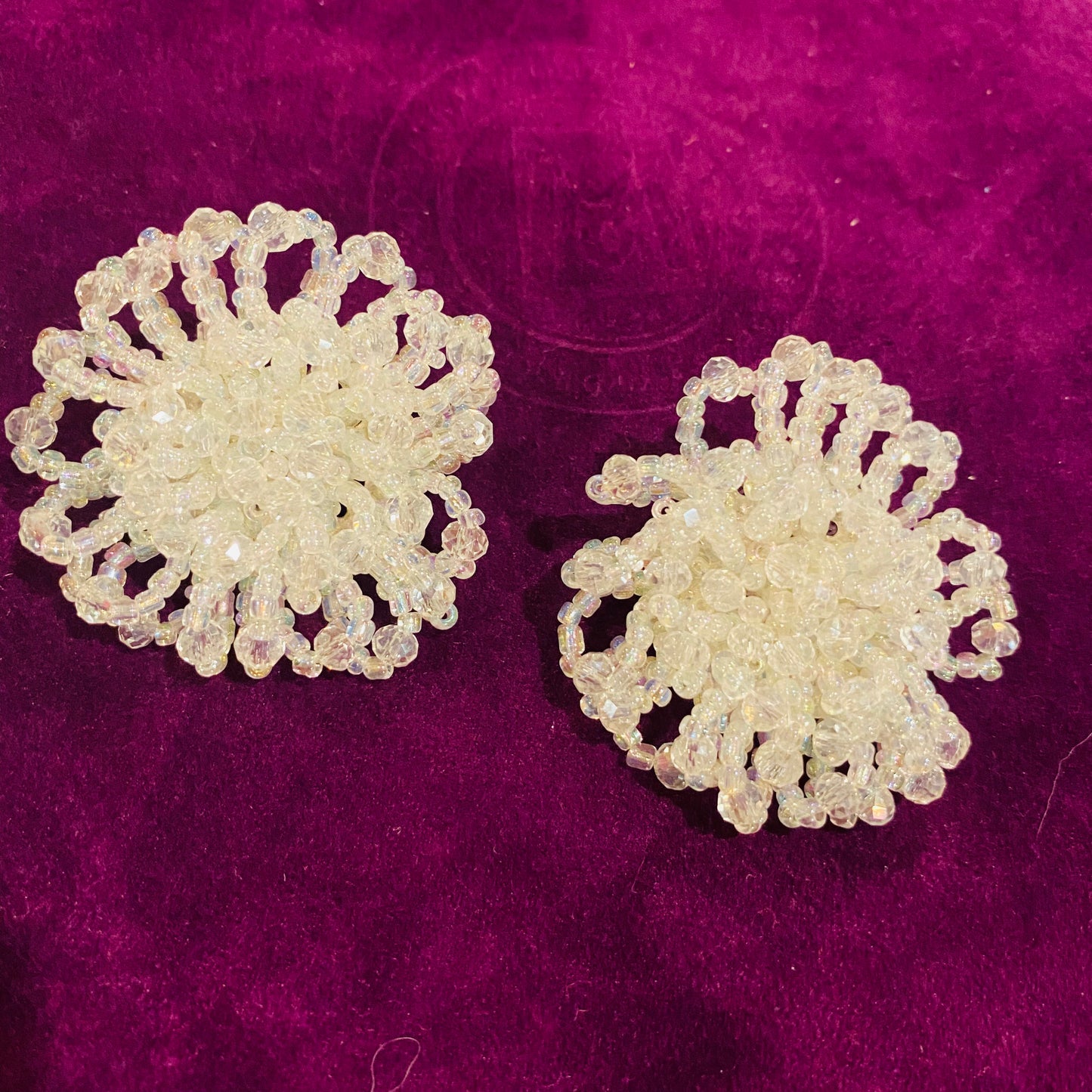 Oversized Beaded Studs