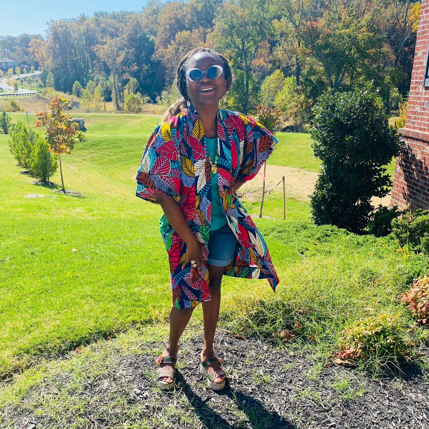 Falling Leaves Kimono