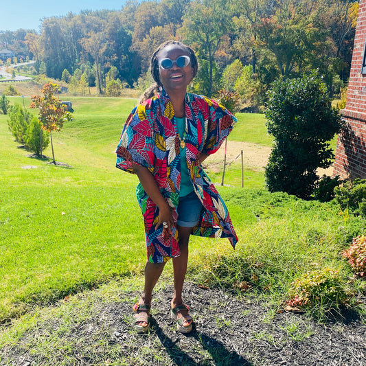 Falling Leaves Kimono