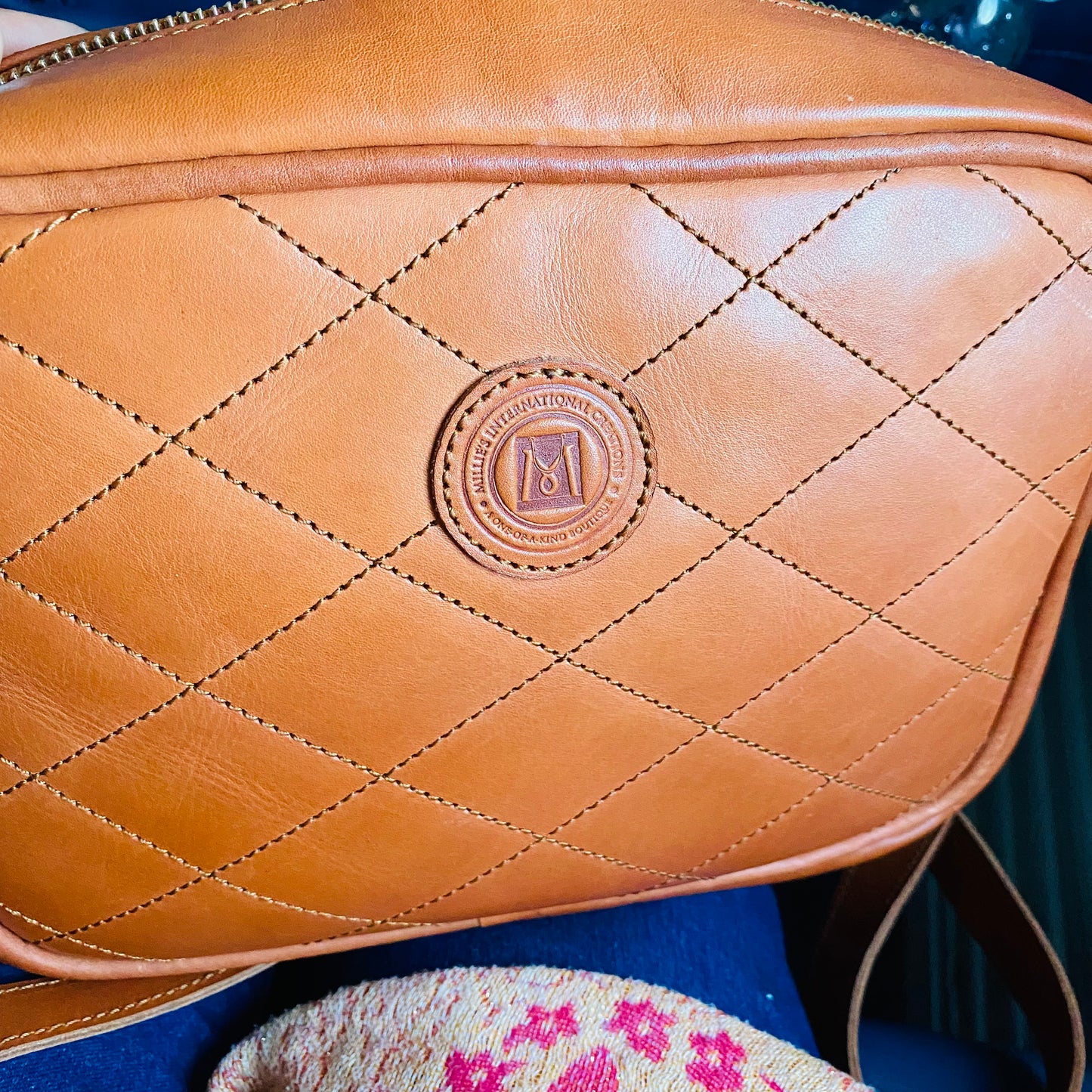 Millie’s Signature Leather Crossbody Bag