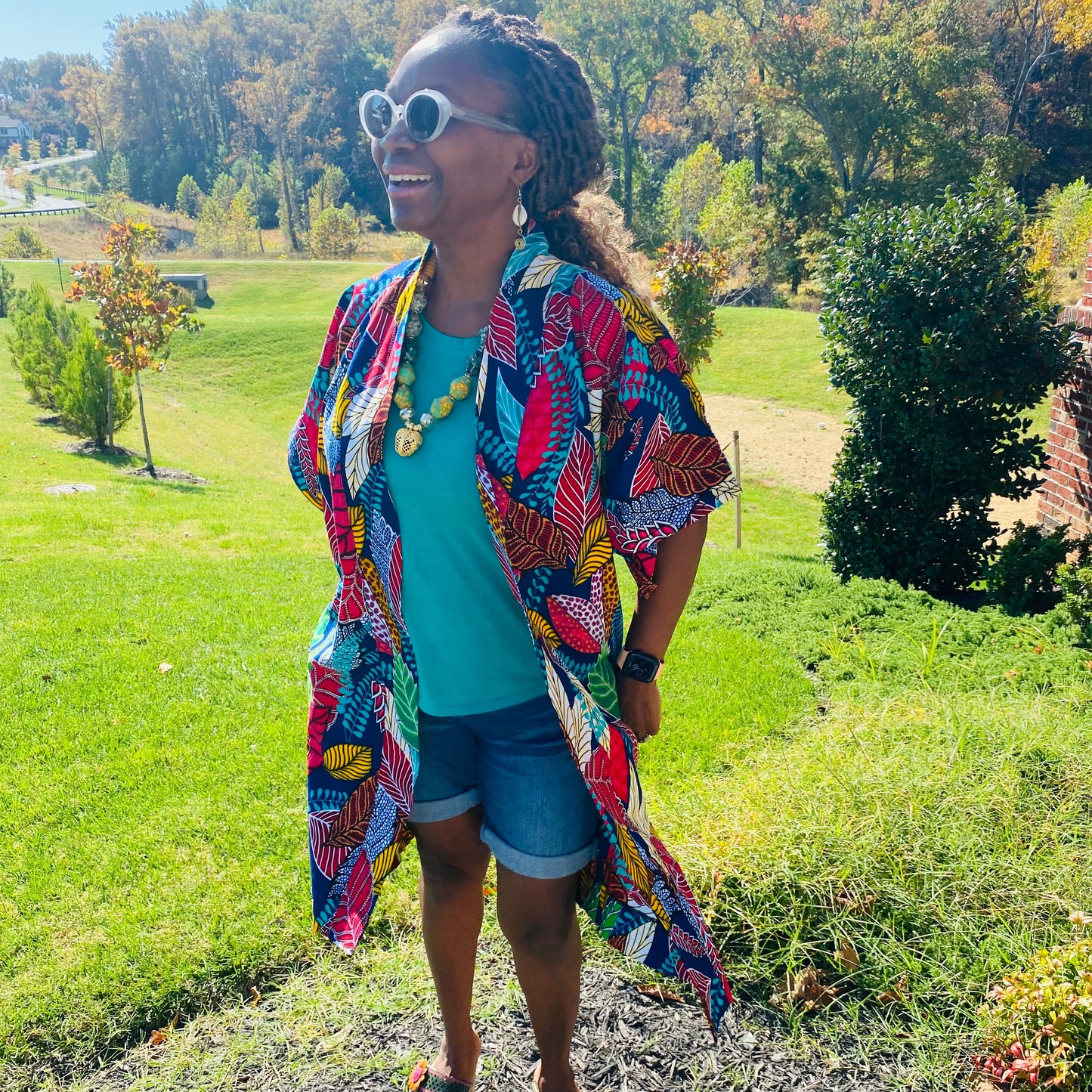 Falling Leaves Kimono