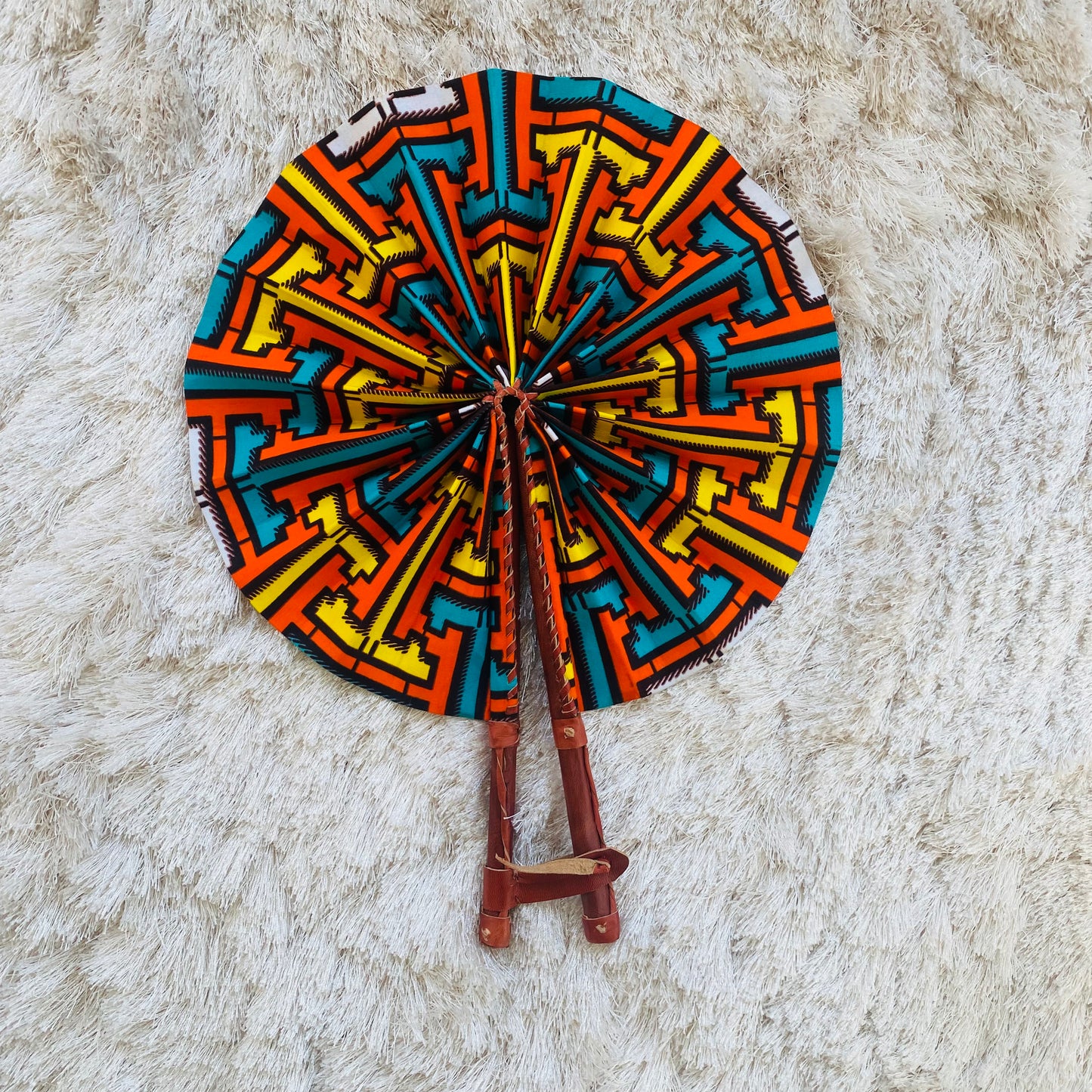 Ankara Fans - Foldable