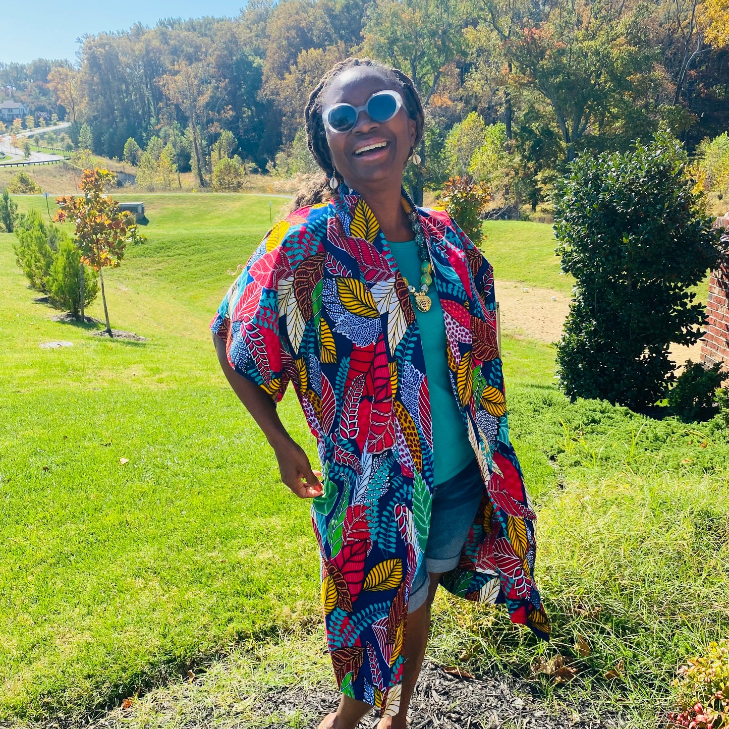 Falling Leaves Kimono