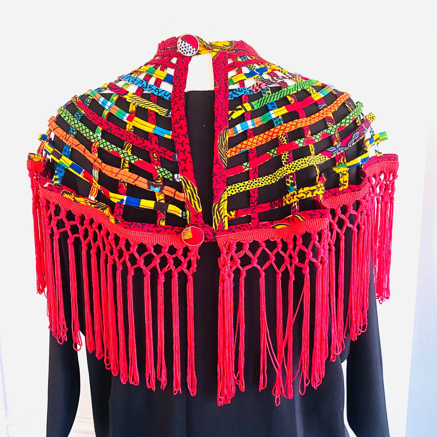 The Nicole Fringe Cape