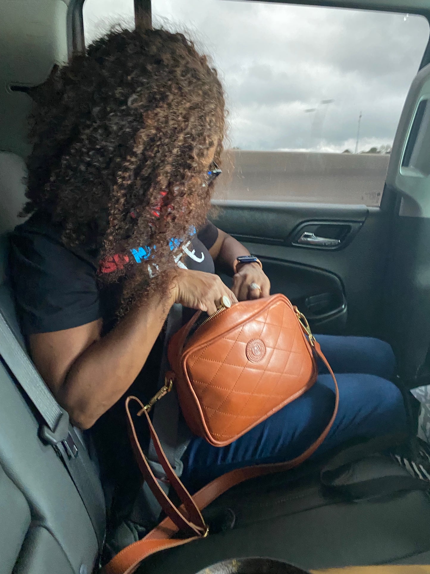 Millie’s Signature Leather Crossbody Bag