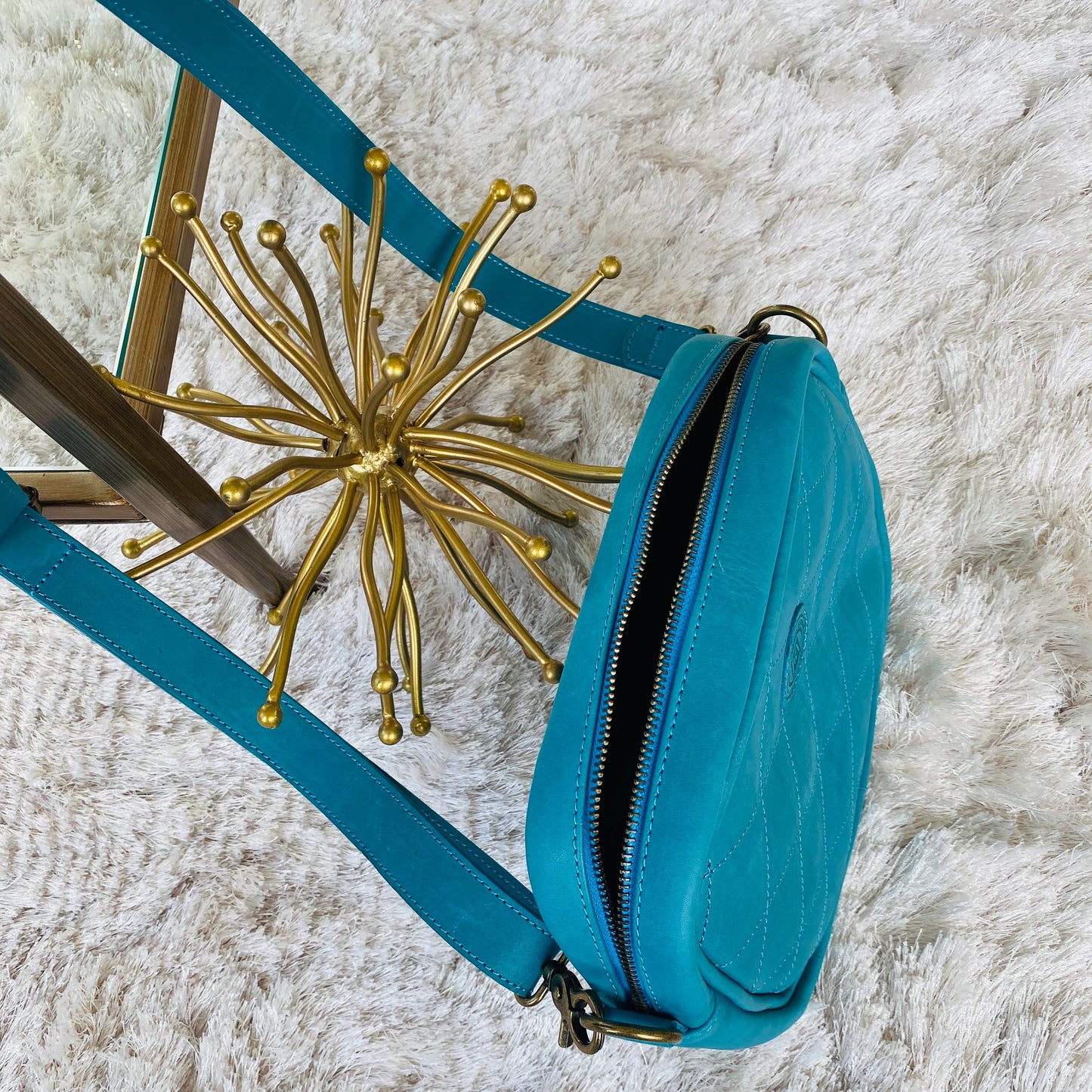 Millie’s Signature Leather Crossbody Bag