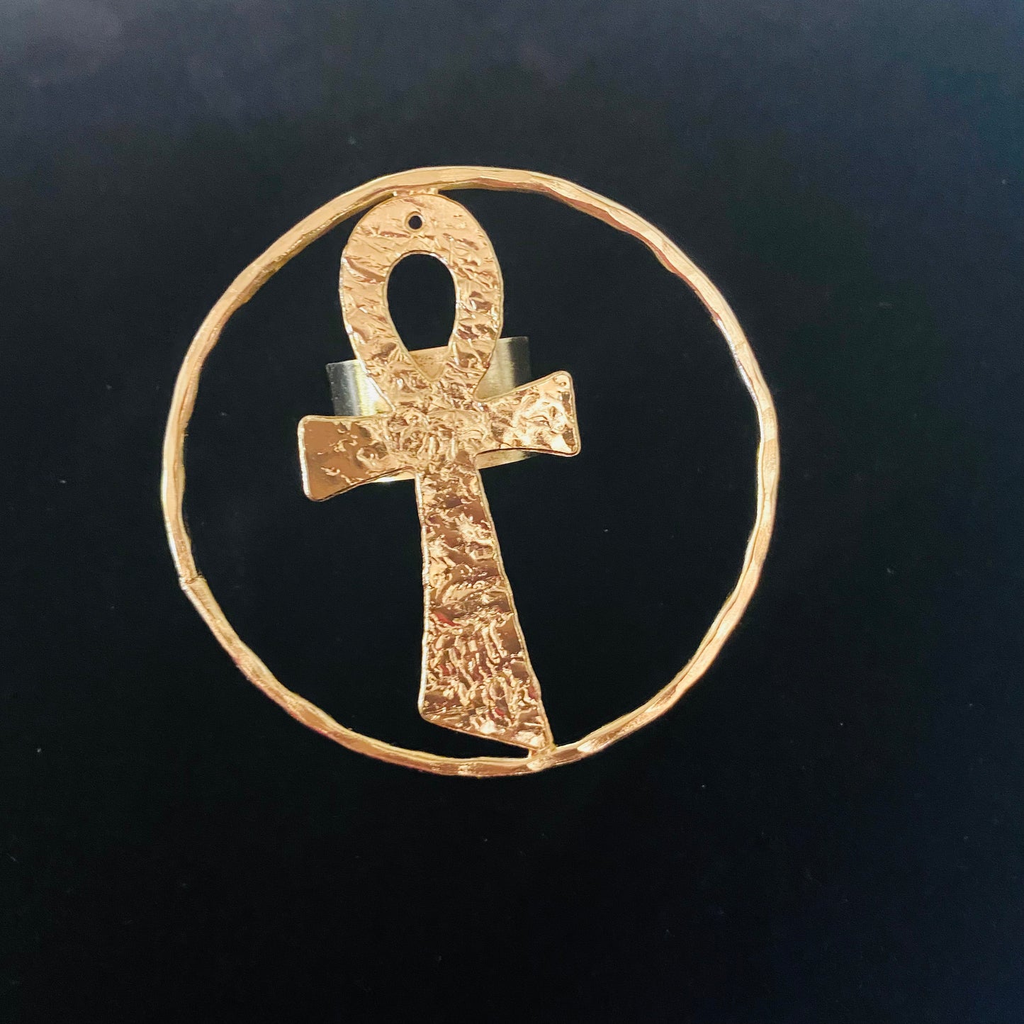 Ankh Adjustable Ring