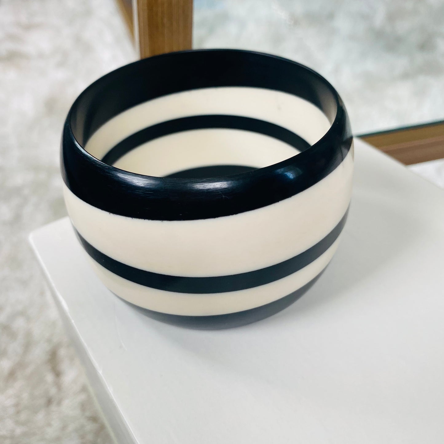 Ebony and Ivory Bangles