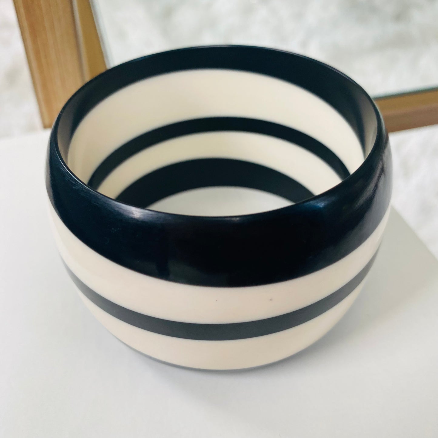 Ebony and Ivory Bangles