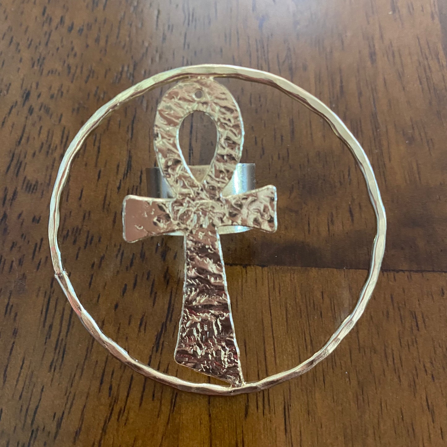 Ankh Adjustable Ring