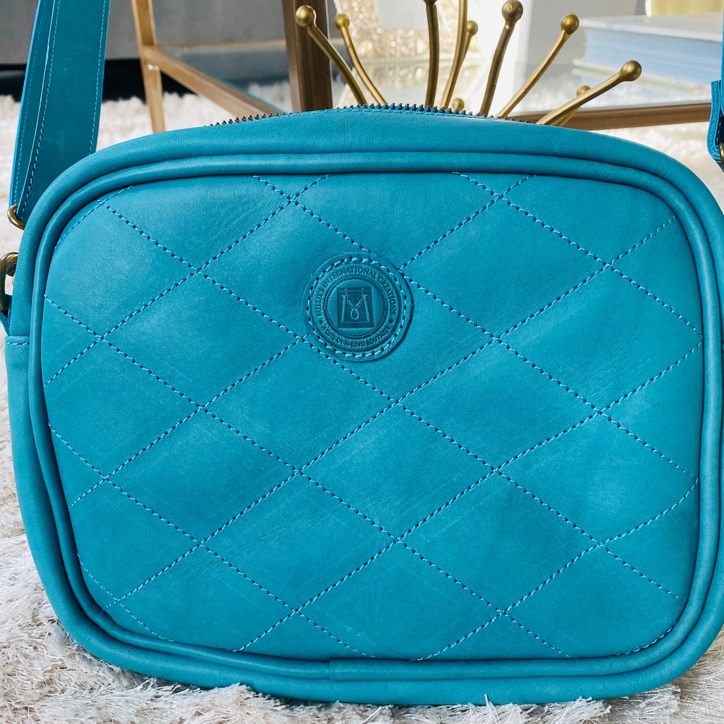 Millie’s Signature Leather Crossbody Bag