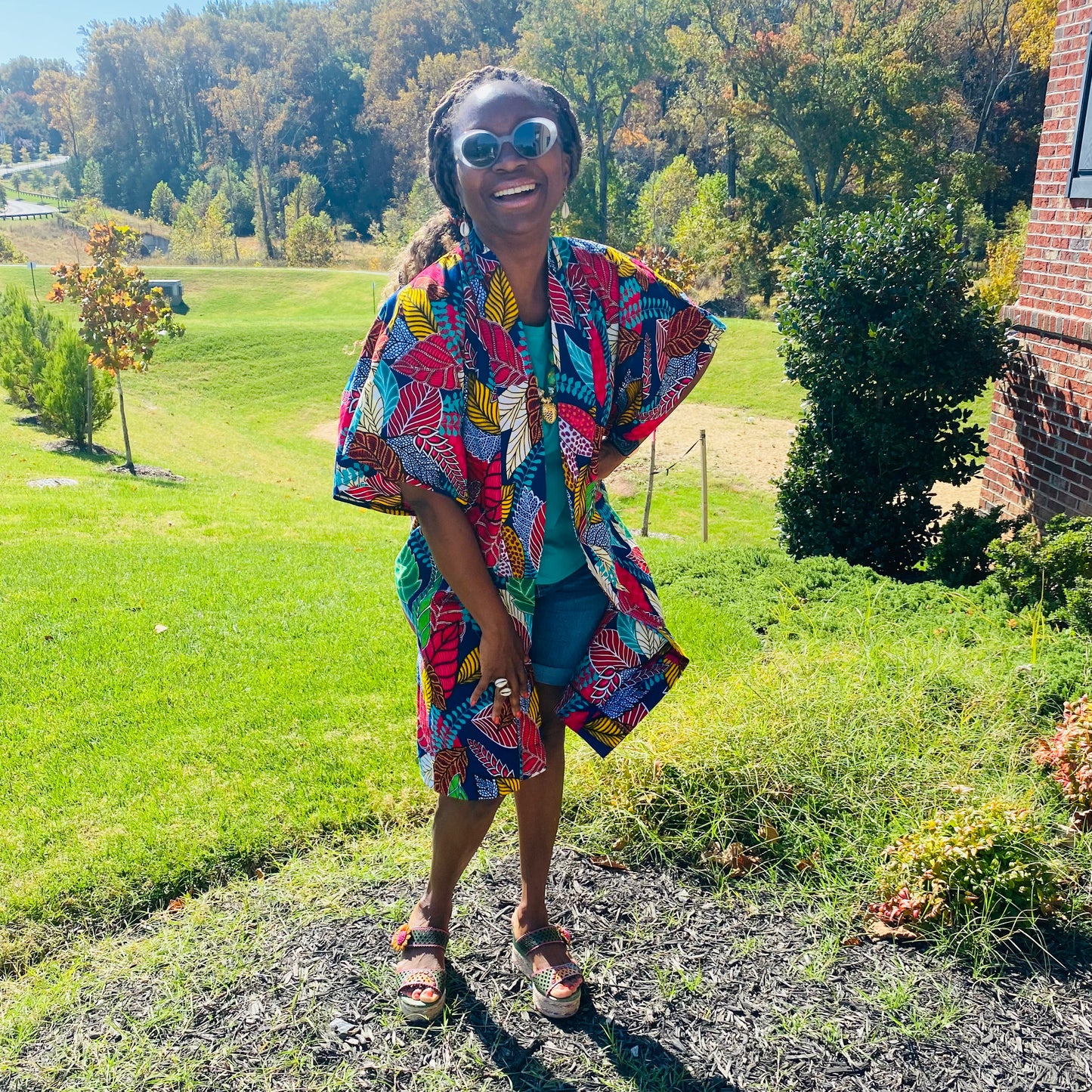 Falling Leaves Kimono