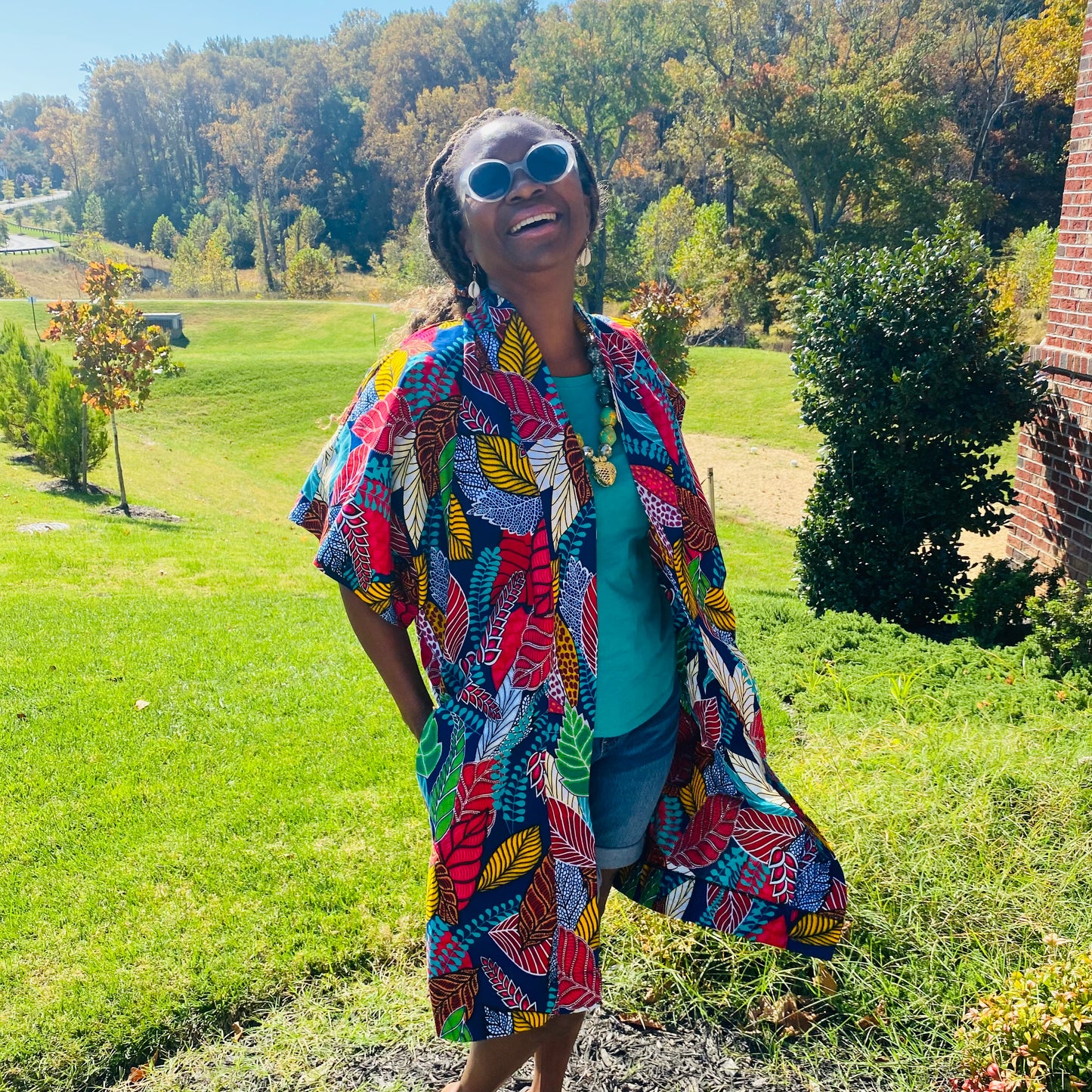 Falling Leaves Kimono