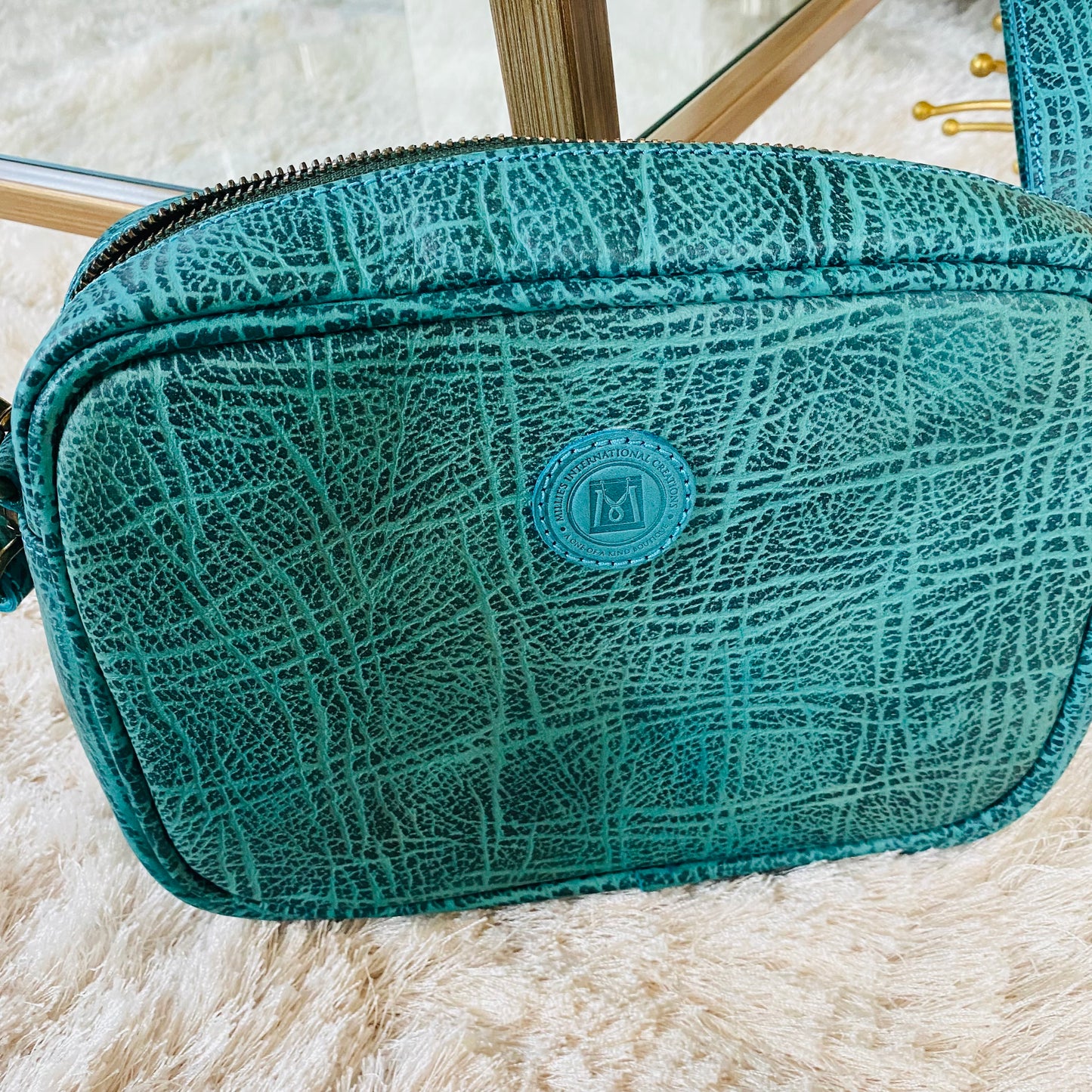 Millie’s Signature Leather Crossbody Bag