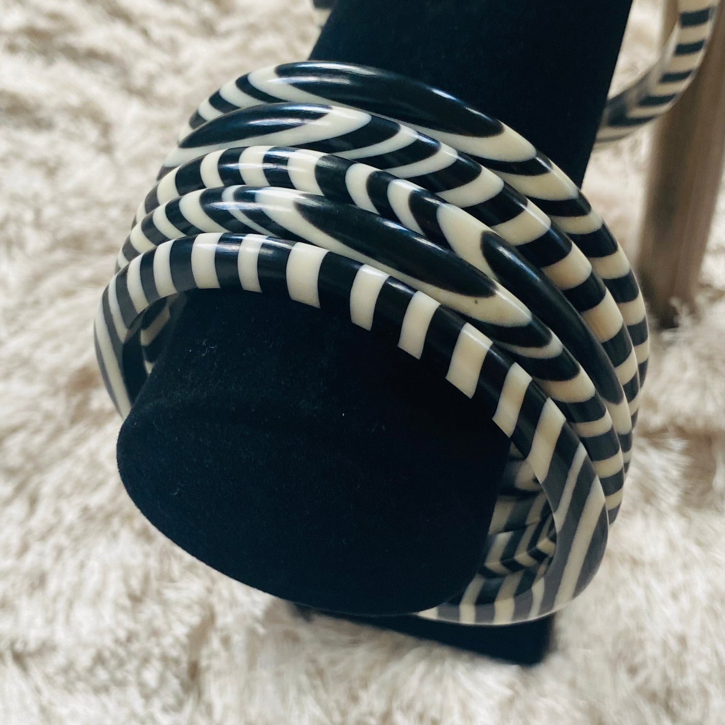 Ebony and Ivory Bangles