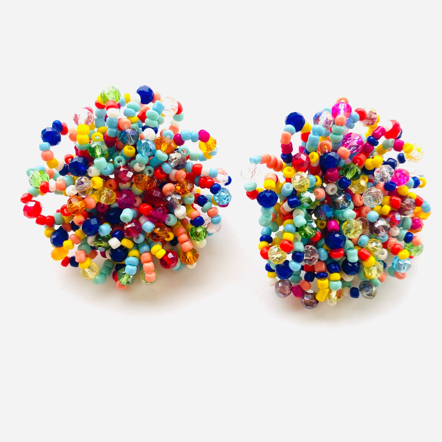 Oversized Beaded Studs