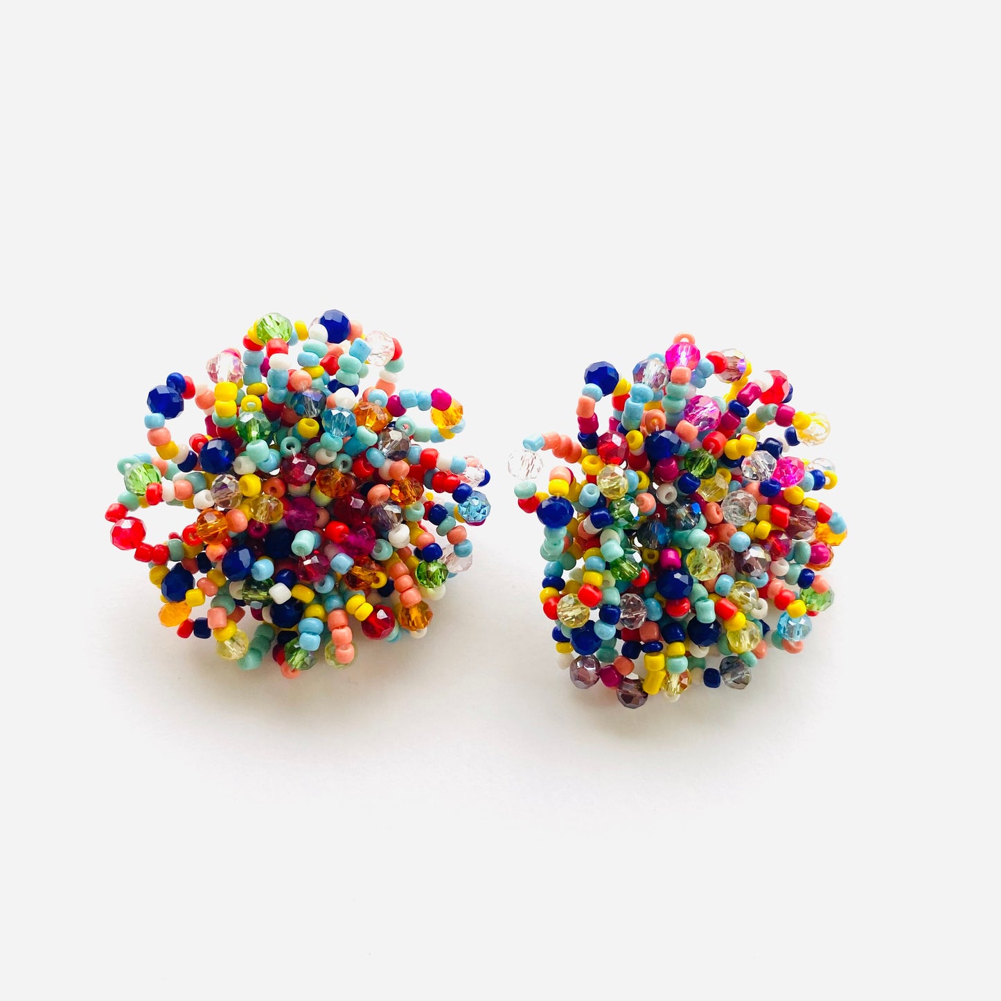 Oversized Beaded Studs