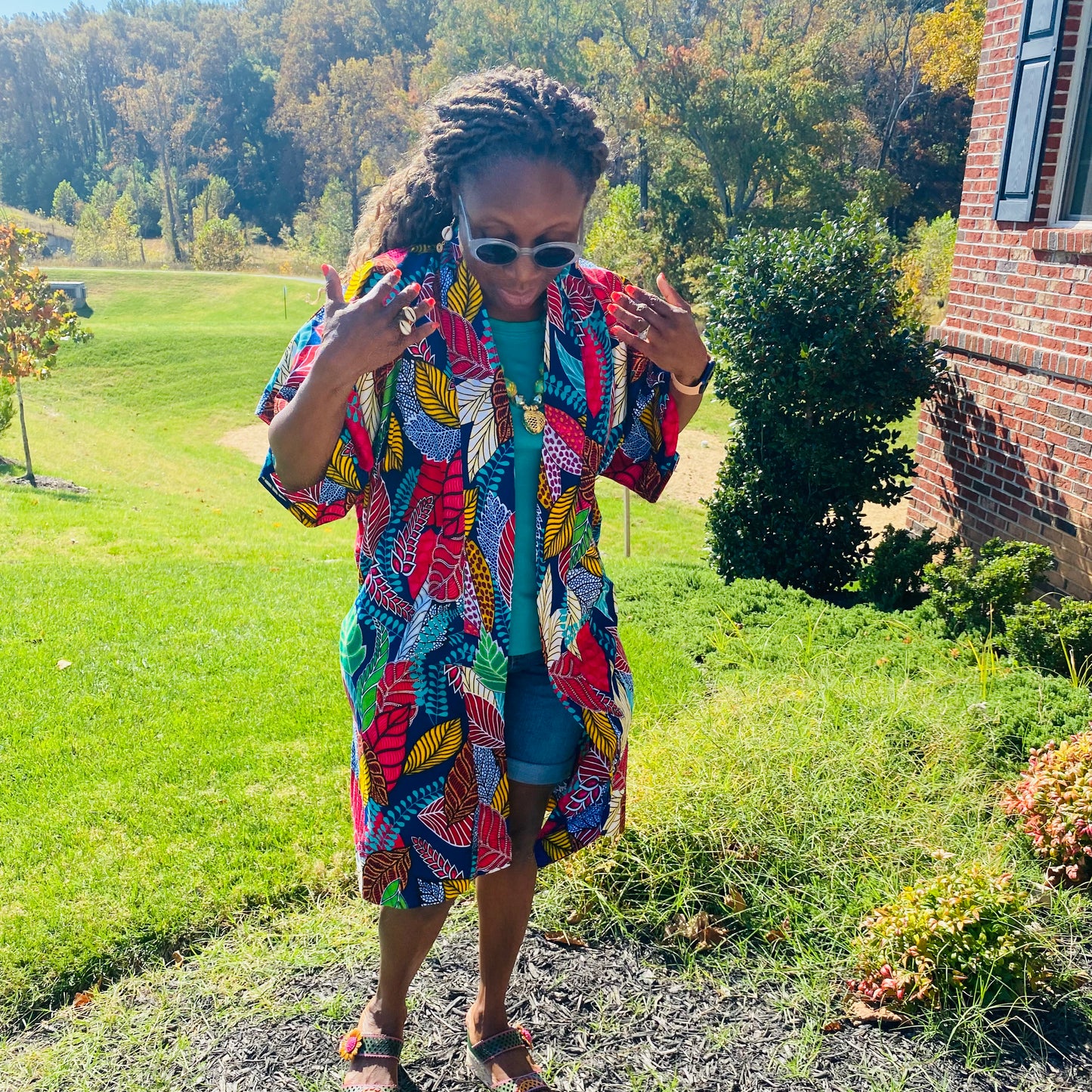 Falling Leaves Kimono