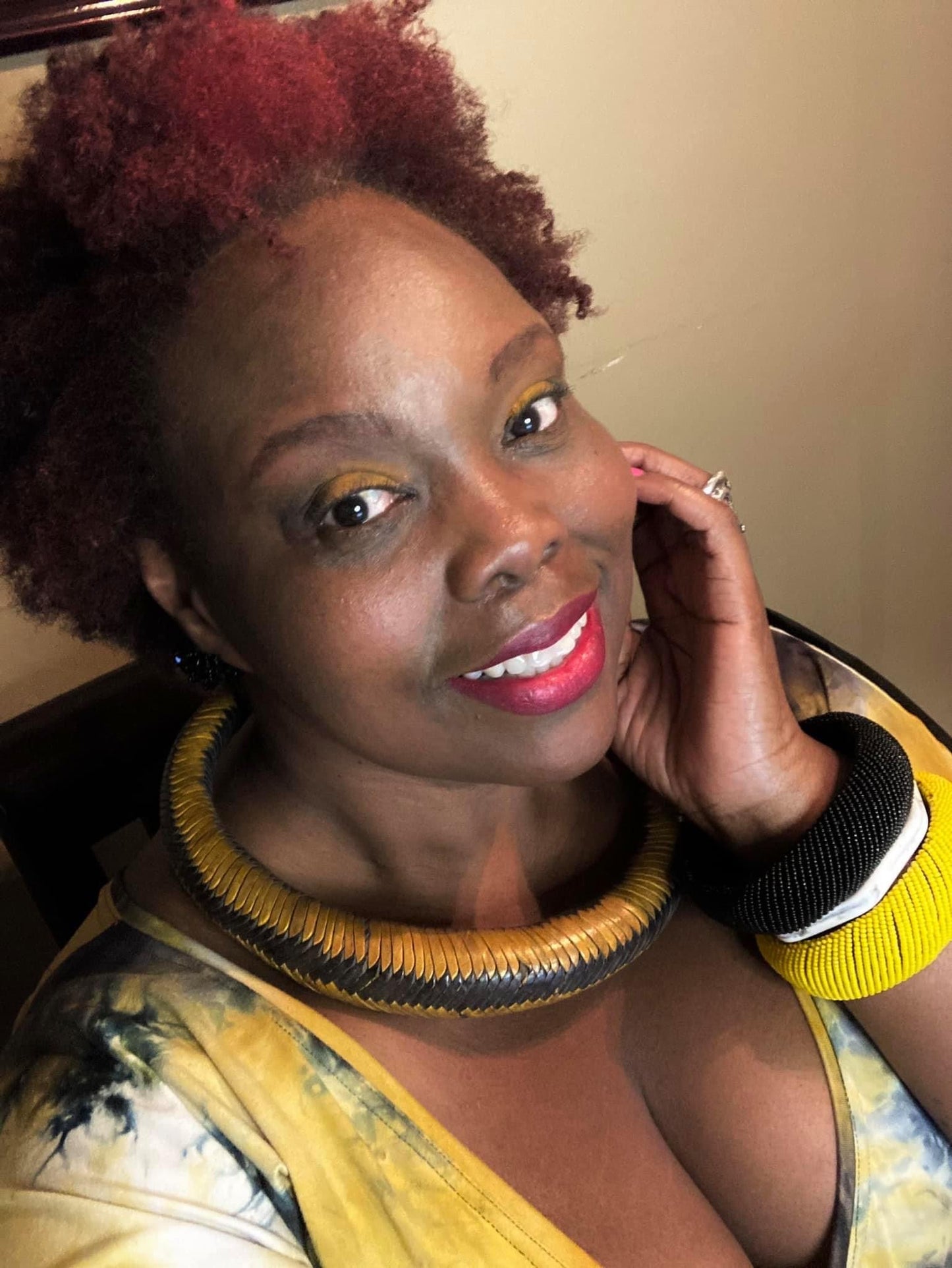 Curvy Girl Beaded Bangle