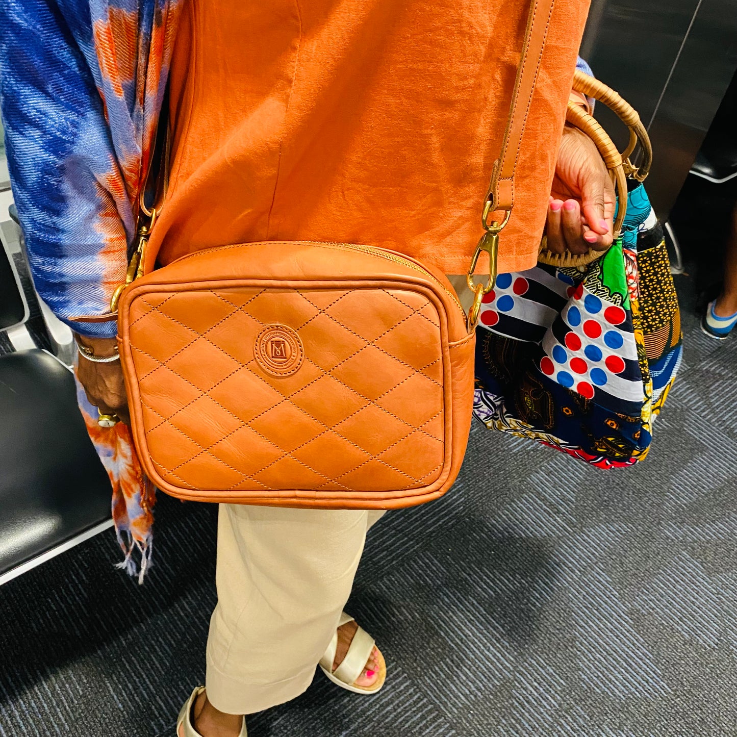 Millie’s Signature Leather Crossbody Bag