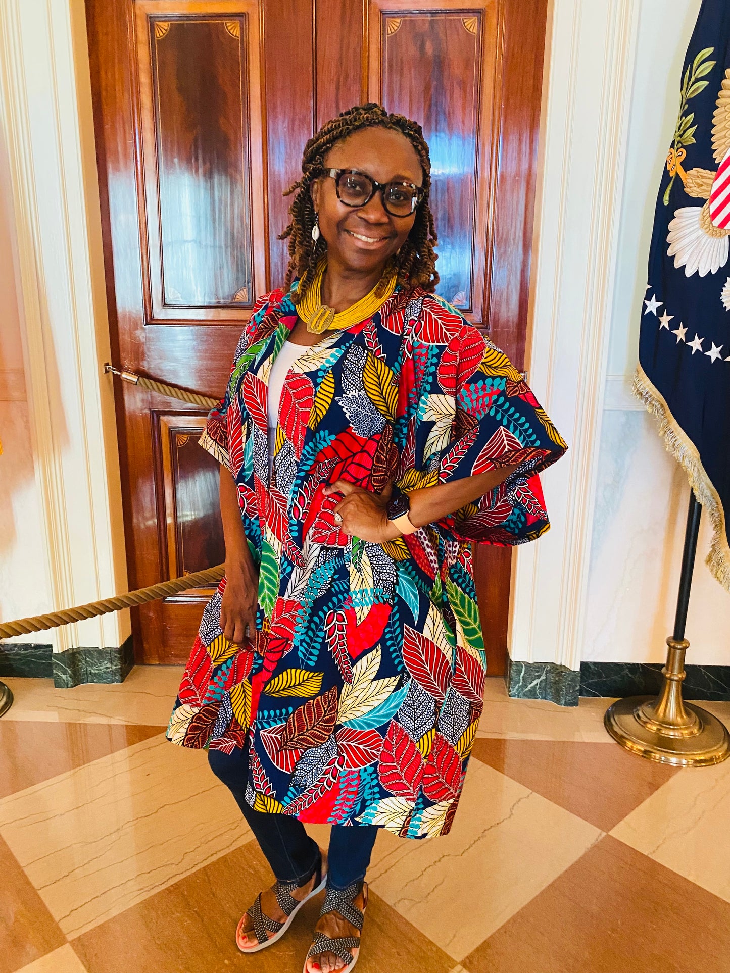 Falling Leaves Kimono