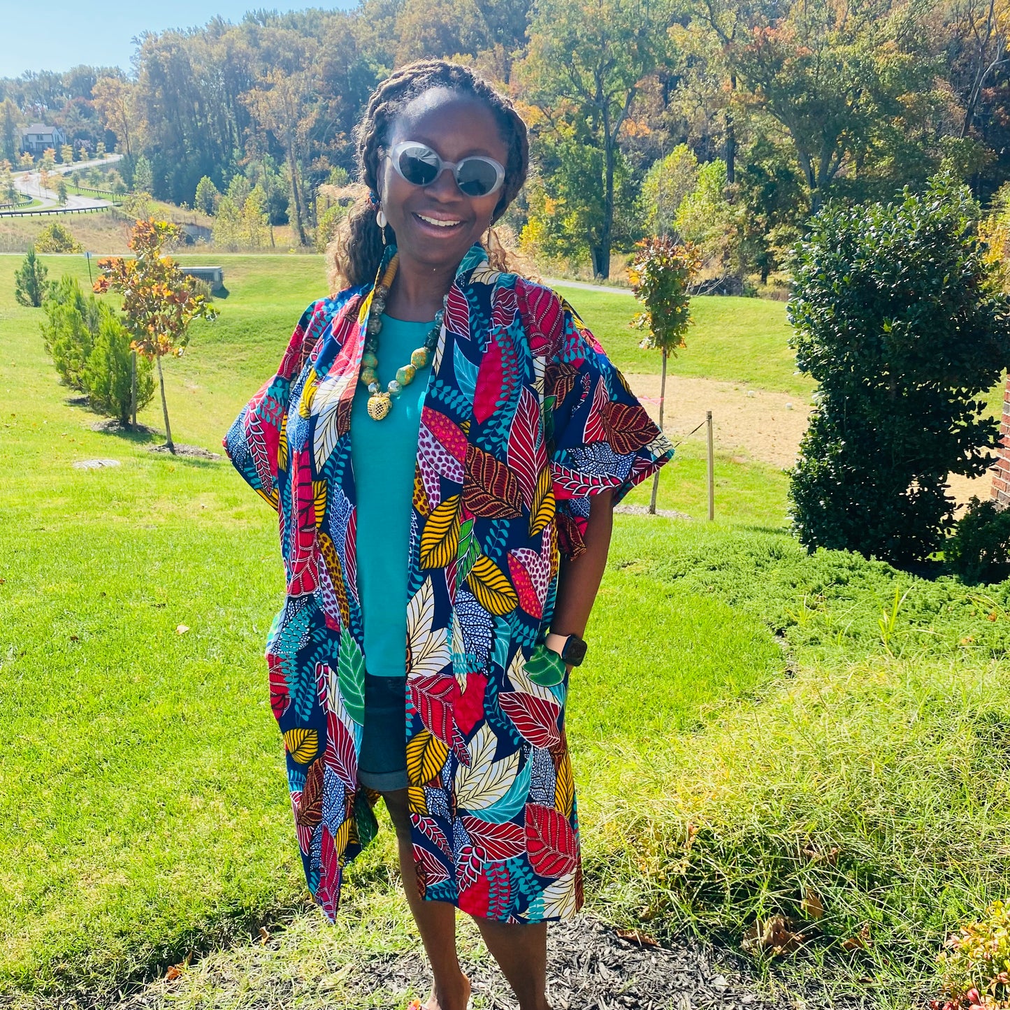 Falling Leaves Kimono