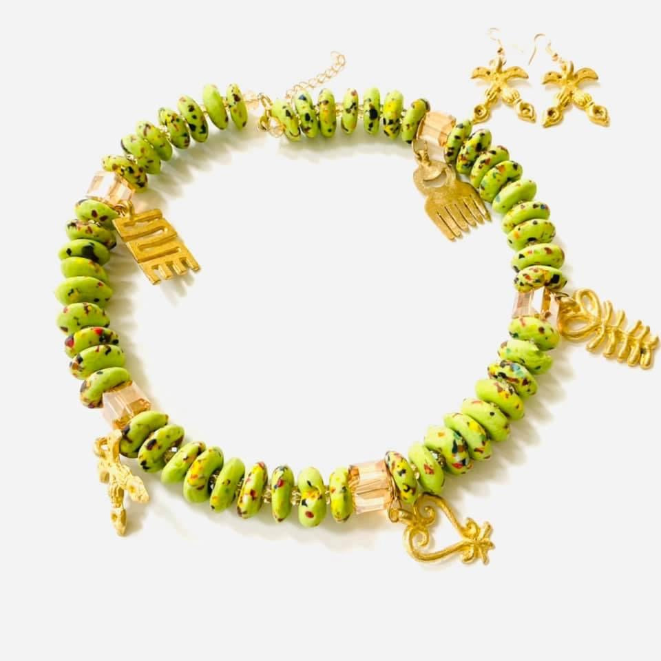 Adinkra Fever Necklace Set