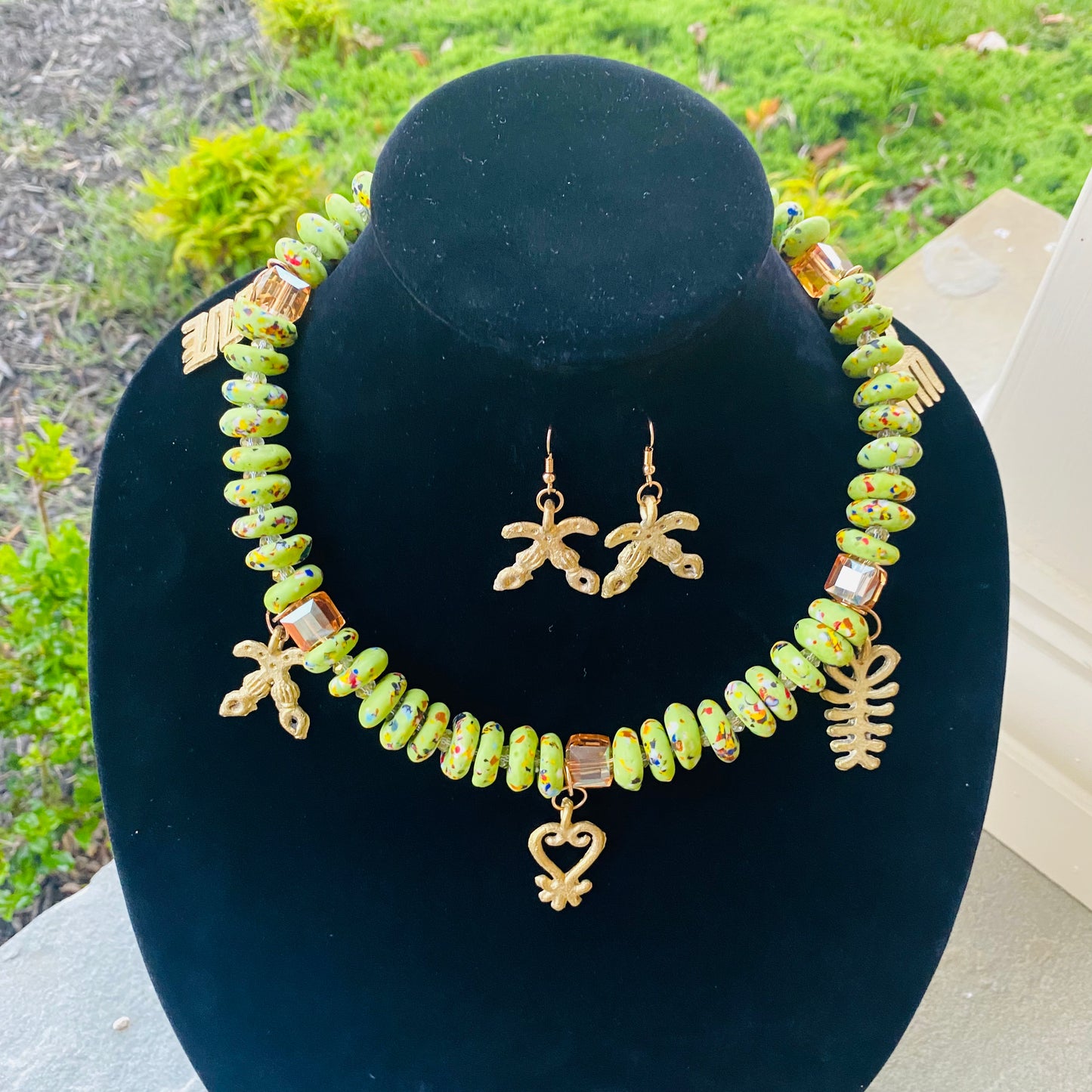 Adinkra Fever Necklace Set