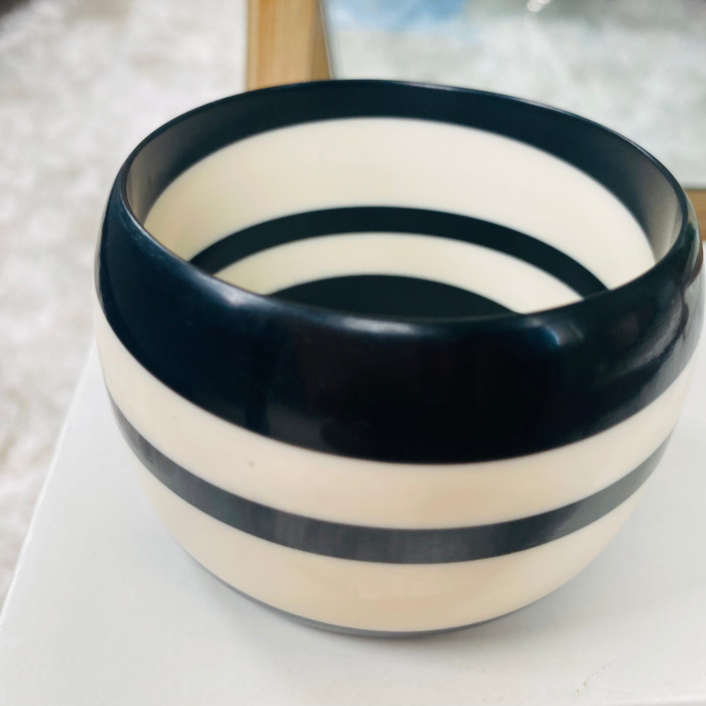 Ebony and Ivory Bangles