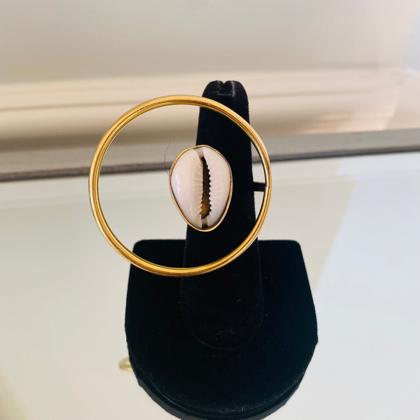 Cowrie Shell Adjustable Rings