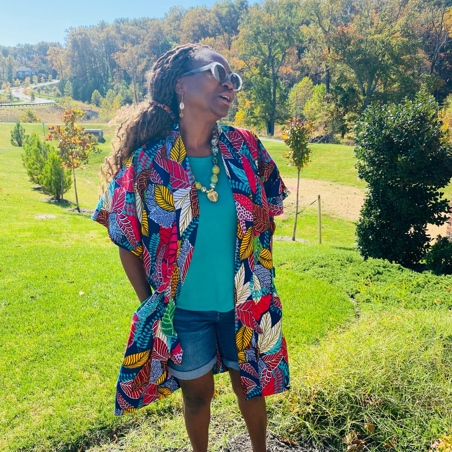 Falling Leaves Kimono