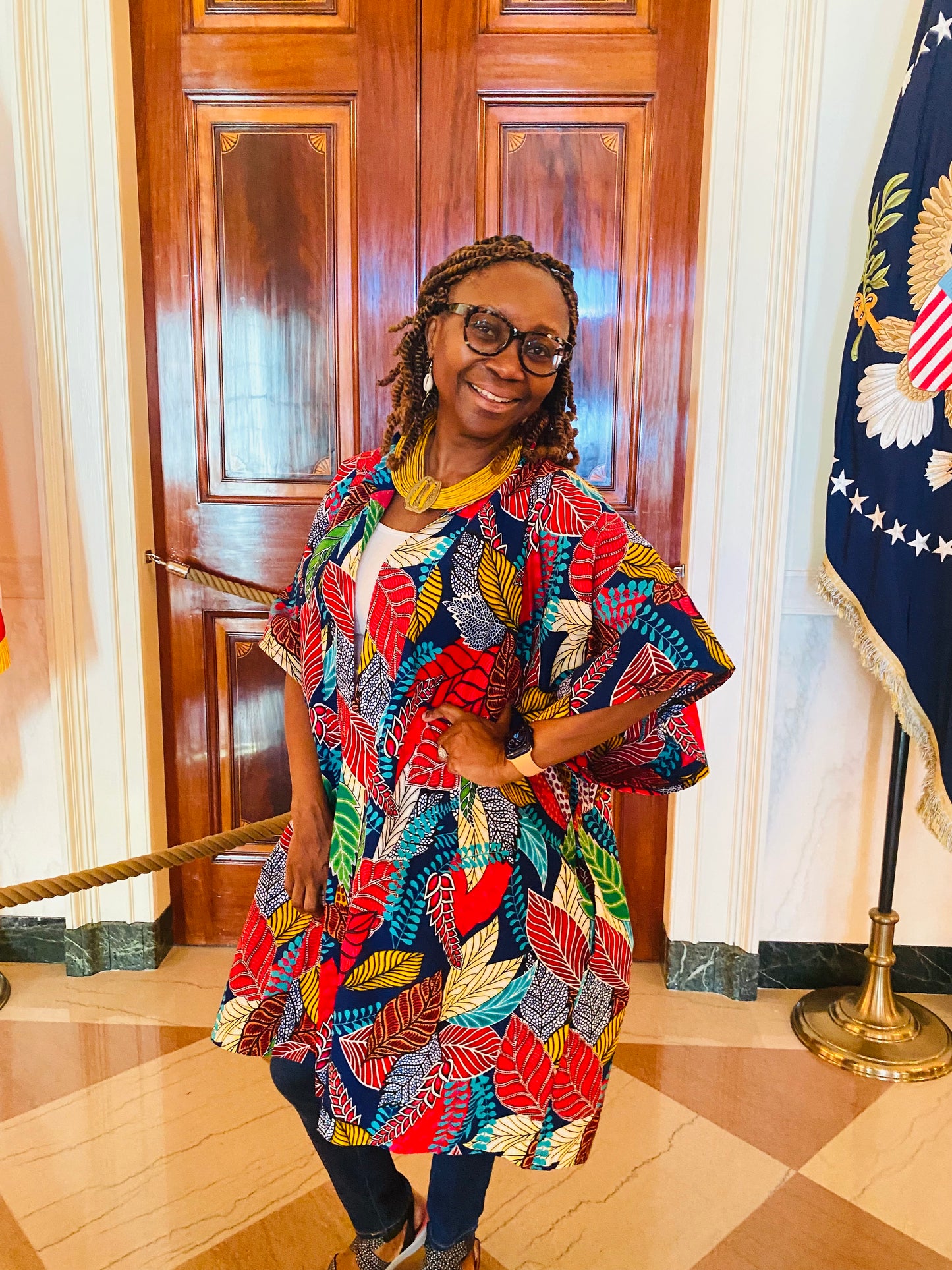 Falling Leaves Kimono