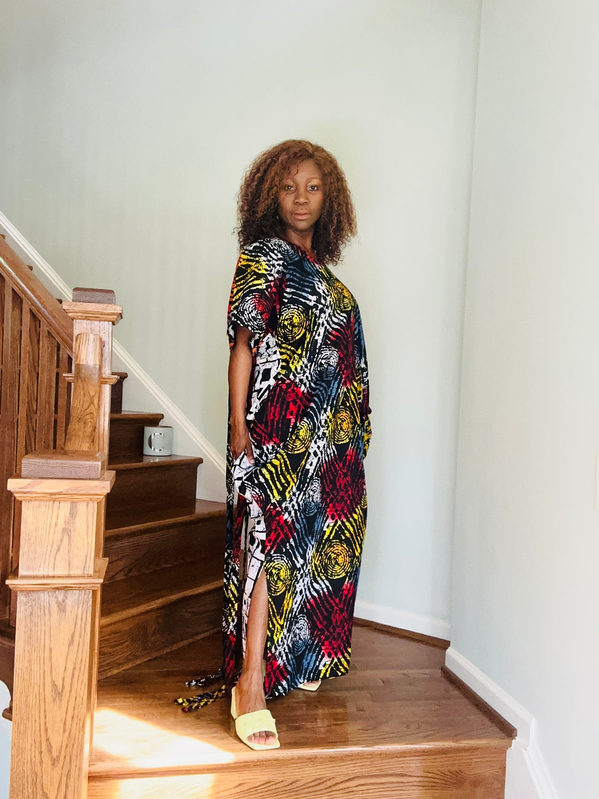 Ankara Fringe Dress – view 8