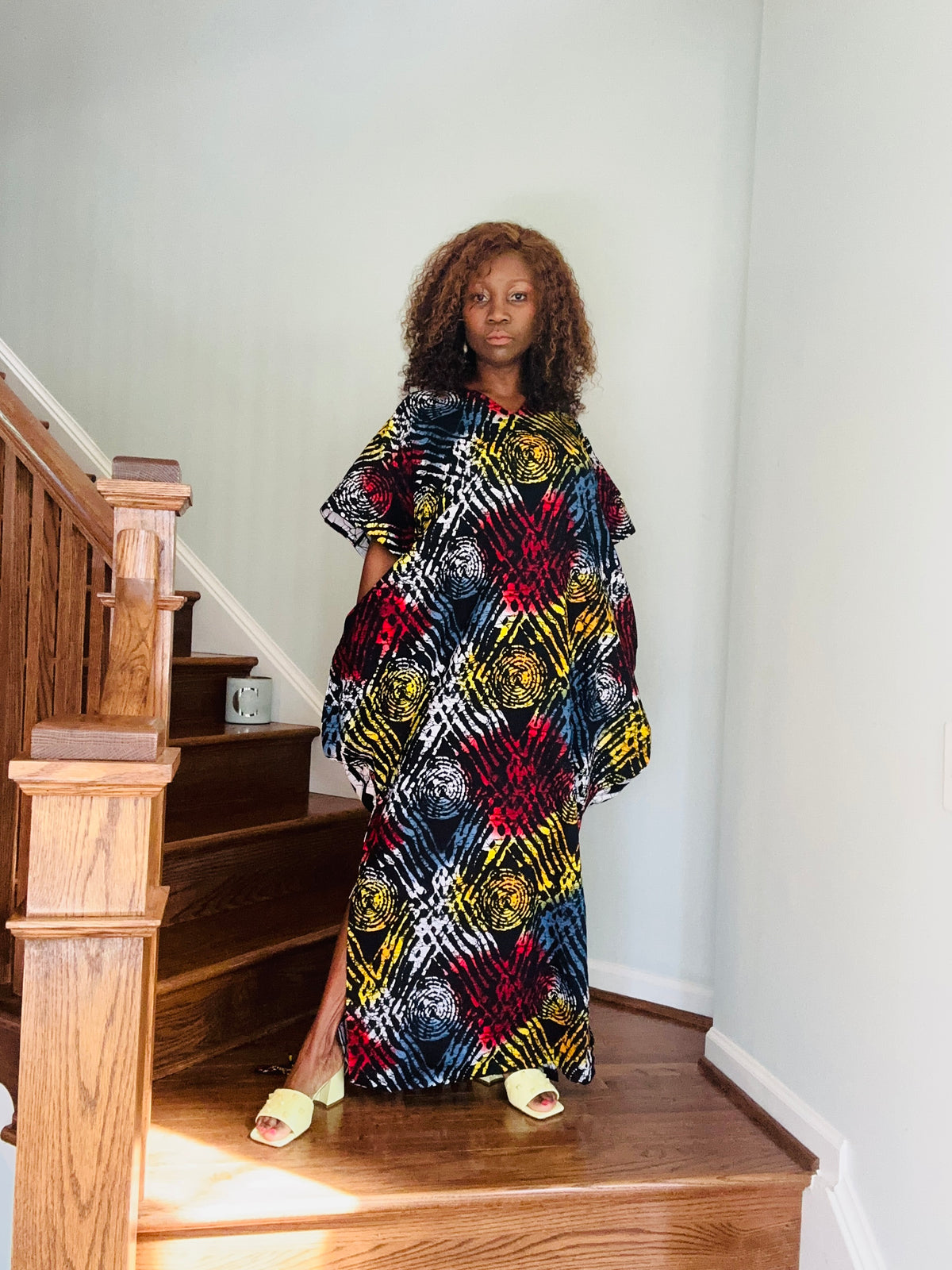 Ankara Fringe Dress – view 6