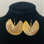 Load image into Gallery viewer, Brass Taco Earrings
