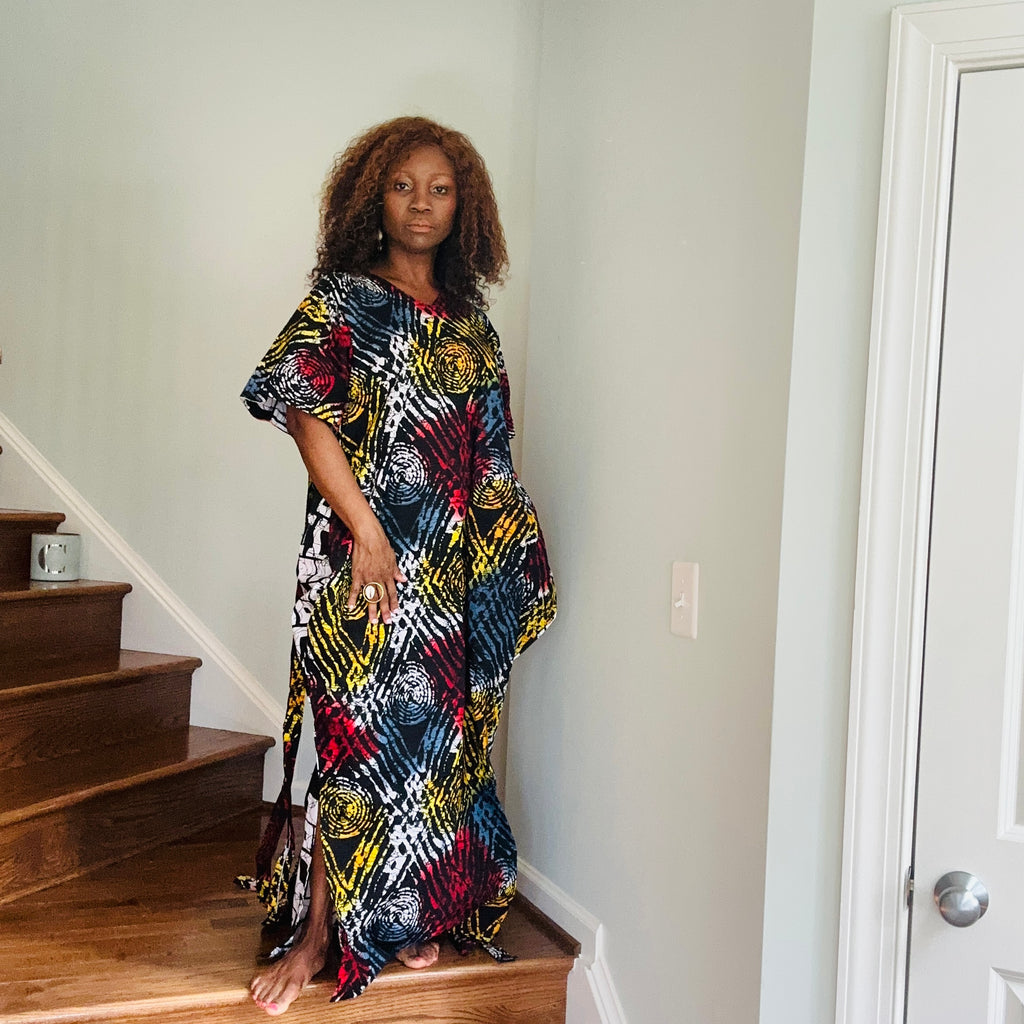 Ankara Fringe Dress