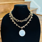 Load image into Gallery viewer, White - Mother of Pearl Necklace
