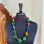 Load image into Gallery viewer, Ankara Swag Necklace

