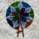Load image into Gallery viewer, Ankara Fans - Foldable
