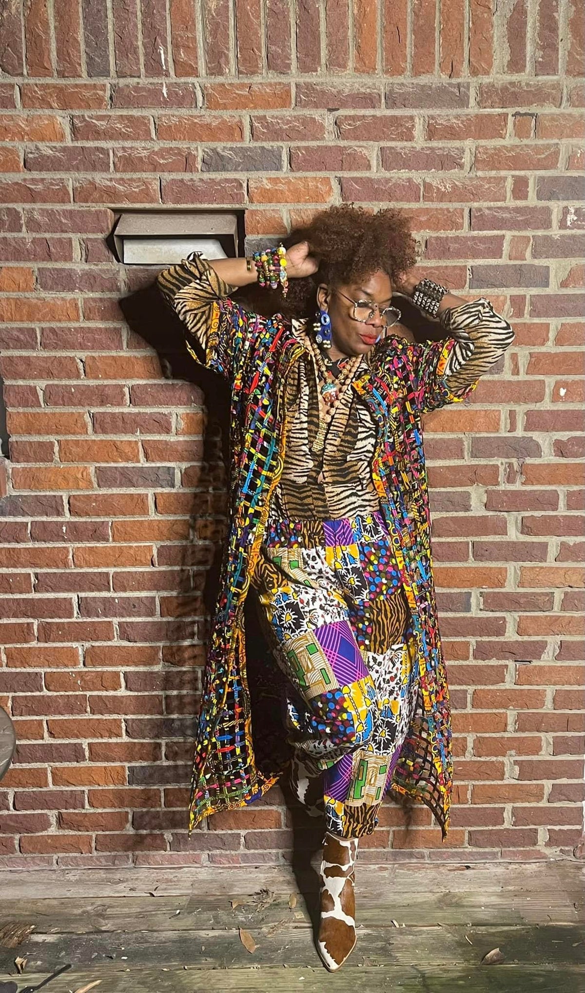 Patchwork Mesh Jacket – view 2