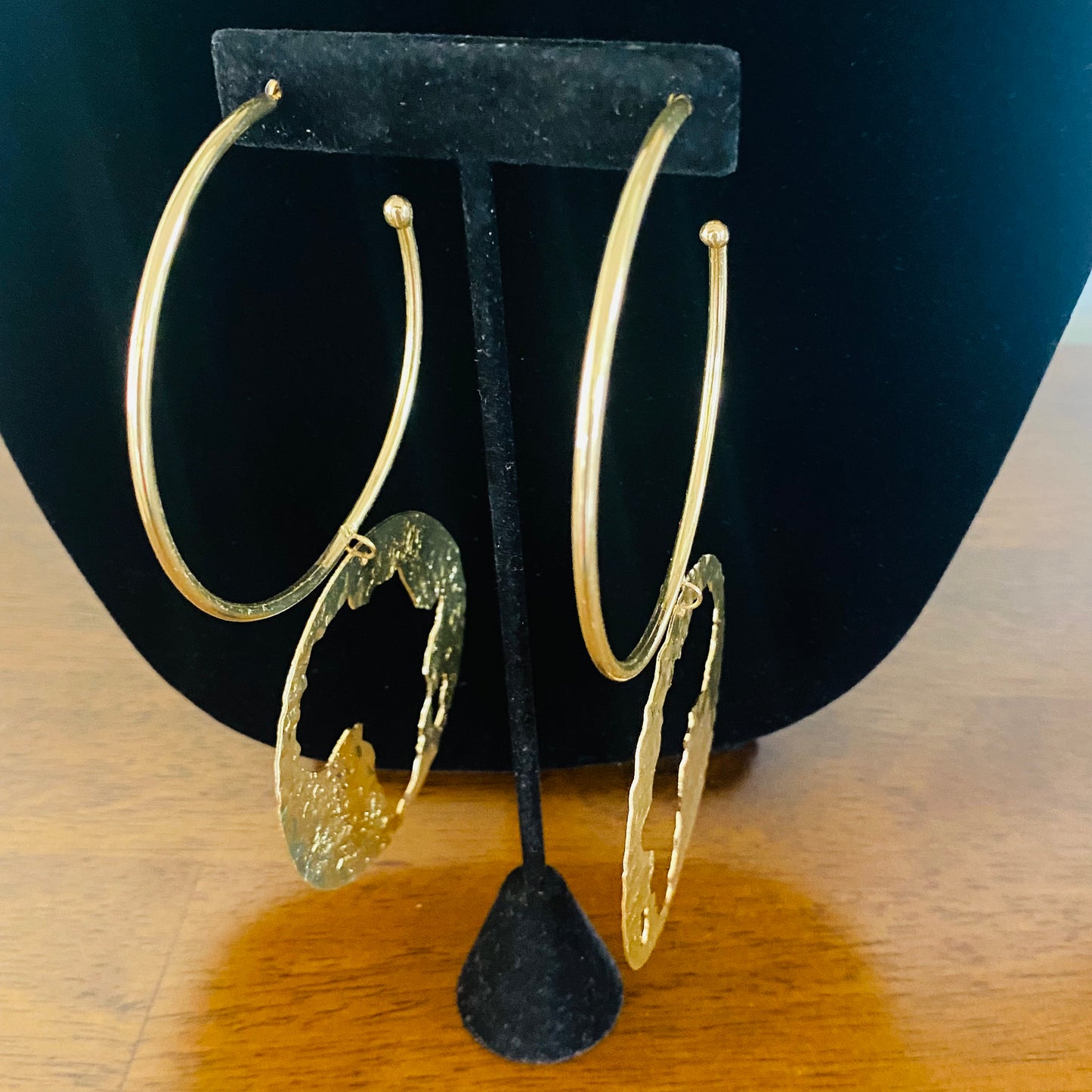 Statement Brass Earrings