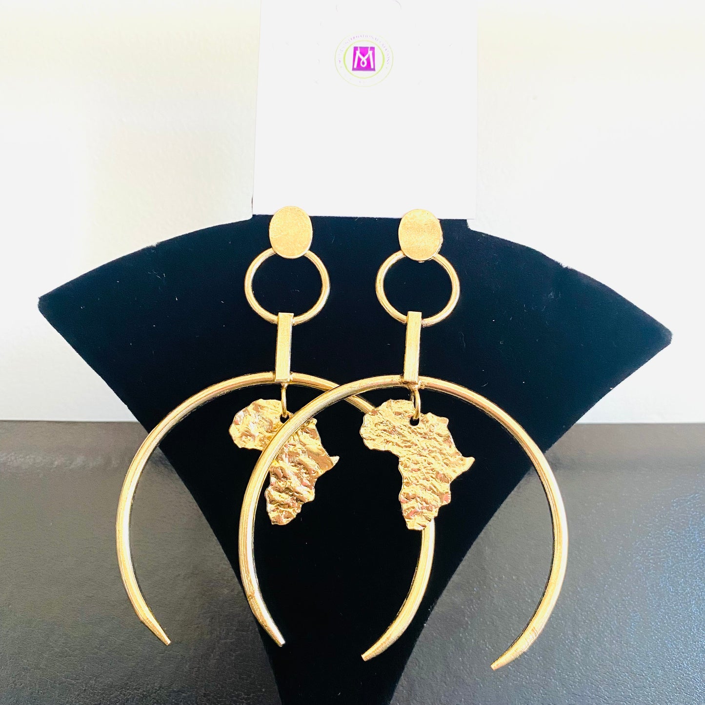 Statement Brass Earrings