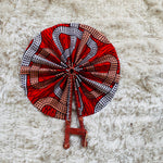 Load image into Gallery viewer, Ankara Fans - Foldable
